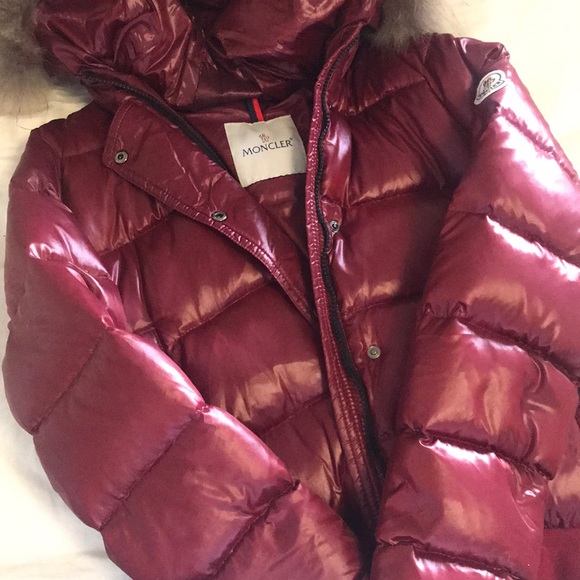 moncler maroon jacket